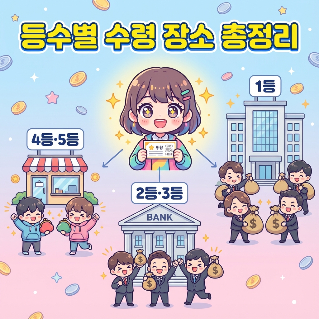 로또 2등, 3등 당첨금 수령 방법 완벽 가이드